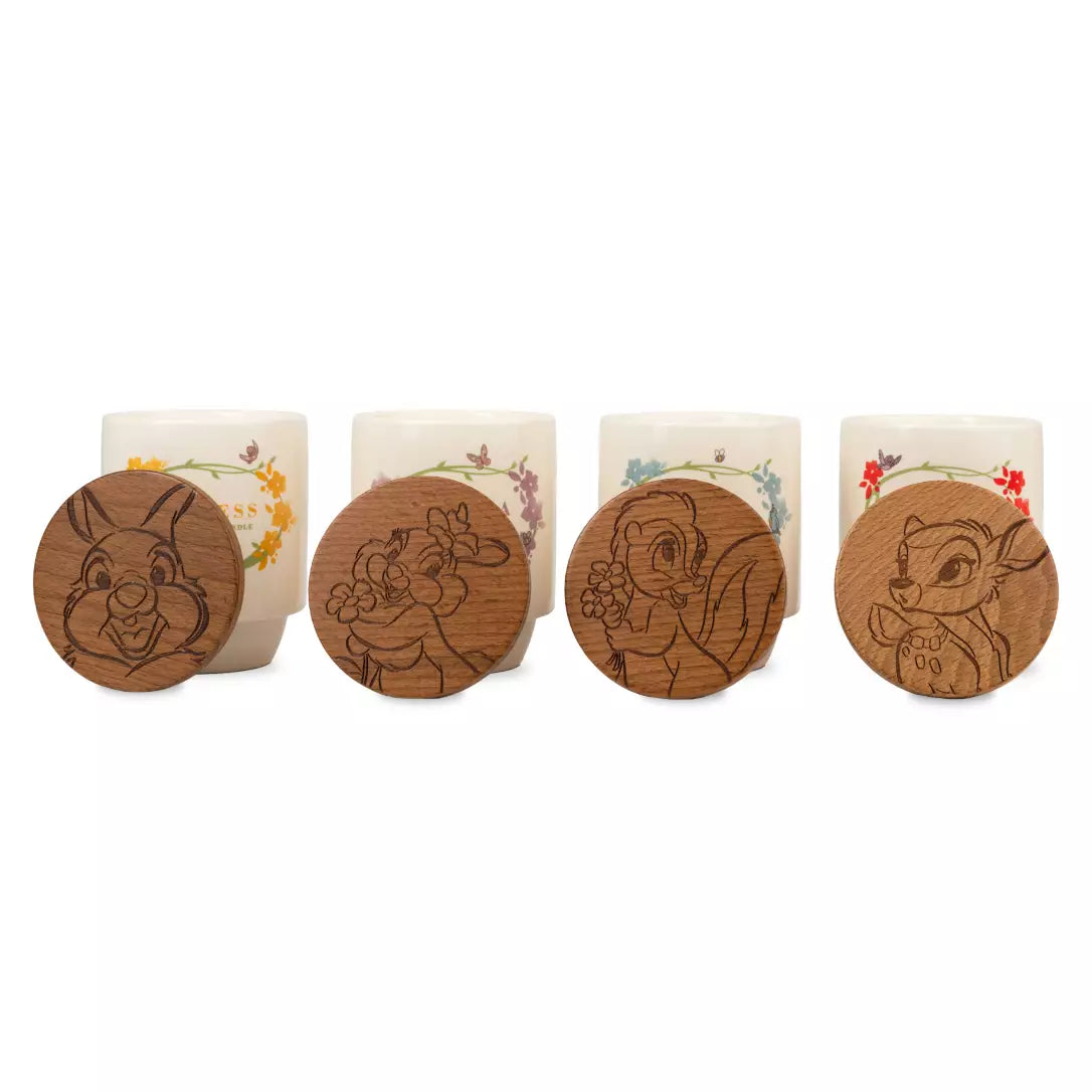 Disney Parks Bambi Comfy and Cosy Candles, Set of 4