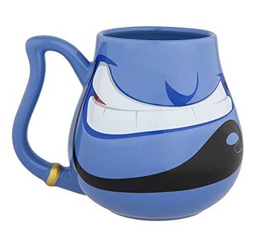 Blue Genie from Aladdin Face Ceramic Mug Cup